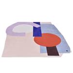Laagpolig vloerkleed Shapes Nine kunstvezels - meerdere kleuren - 153 x 188 cm