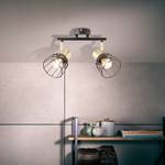 Plafondlamp Posca ijzer - Aantal lichtbronnen: 2