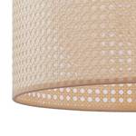 Lampada a sospensione Le Tech II Rattan / Ferro - 1 punto luce