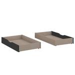 Tiroirs de lit Bangkok (lot de 2) Bois manufacturé - 59 x 16 x 108 cm