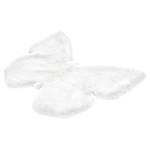 Tapis enfant Lovely Kids 1125 Butterfly Fibres synthétiques - Blanc