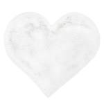 Kinderteppich Lovely Kids 1225 Heart Kunstfaser - Weiß