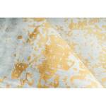 Kurzflorteppich Dolce Vita 325 Viskose - Grau / Gold - 80 x 150 cm