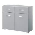 Commode Atlanta II Gris - Bois manufacturé - 93 x 81 x 41 cm