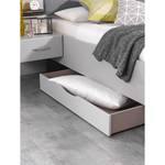 Bedlade Atlanta (set van 2) Grijs - Plaatmateriaal - 59 x 16 x 108 cm