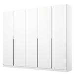 Armoire à portes battantes Alabama Blanc alpin - 226 x 229 cm - Basic - Sans portes miroir