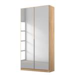 Drehtürenschrank Alabama Eiche Sonoma Dekor - 91 x 229 cm - Basic - Mit Spiegeltür/-en