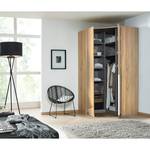 Armoire d’angle Alabama I Imitation chêne de Sonoma - Hauteur : 229 cm - Sans portes miroir