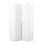 Armoire d’angle Alabama II Blanc alpin - Hauteur : 210 cm - Sans portes miroir