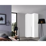 Armoire d’angle Alabama II Blanc alpin - Hauteur : 210 cm - Sans portes miroir