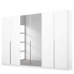 Draaideurkast Alabama Alpinewit - 271 x 229 cm - Premium - Met spiegeldeuren