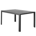 Gartenesstisch Malta Aluminium - Schwarz - Breite: 90 cm