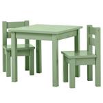 Table et chaises Mads (3 éléments) Vert