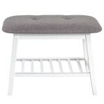 Banc d’entrée Stolk Bois massif - Blanc - Blanc - Largeur : 60 cm