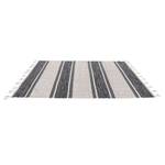 Tapis Puffy IX Coton - Beige / Gris