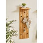 Garderobepaneel Oderen II Bruin - Massief hout - 30 x 100 x 20 cm