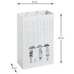 Porte-parapluie Le Perrier Métal - Blanc - Largeur : 30 cm