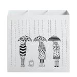 Porte-parapluie Le Perrier Métal - Blanc - Largeur : 50 cm