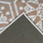 Kurzflorteppich Monroe 200 Kunstfaser - Taupe - 80 x 150 cm