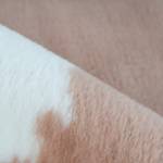 Hoogpolig vloerkleed Rabbit Animal 500 kunstvezels - Taupe/wit - 120 x 160 cm