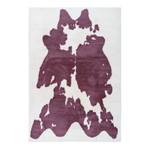 Hoogpolig vloerkleed Rabbit Animal 500 kunstvezels - Paars/wit - 120 x 160 cm