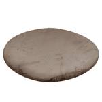 Hoogpolig vloerkleed Rabbit Light Rond kunstvezels - Taupe - Diameter: 160 cm