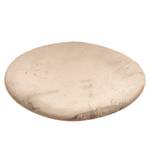 Hoogpolig vloerkleed Rabbit Light Rond kunstvezels - Beige - Diameter: 120 cm