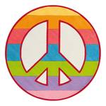 Kurzflorteppich Joy Peace Acryl - Mehrfarbig