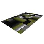 Laagpolig vloerkleed Broadway III kunstvezels - Grijs/groen - 200 x 290 cm