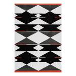 Laagpolig vloerkleed Broadway V kunstvezels - zwart/wit - 160 x 230 cm