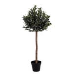 Kunstpflanze Olivenbaum Kunststoff - Grün