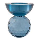 Waxinelichthouder Burano kristalglas - Blauw