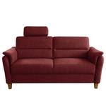 Sofa Baulon (3-Sitzer) Flachgewebe - Flachgewebe Ama: Weinrot