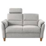 Sofa Baulon (2-Sitzer) Flachgewebe - Flachgewebe Ama: Hellgrau