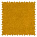 Canapé panoramique Ordizan Tissage à plat - Tissu Olea: Jaune moutarde - Méridienne courte à gauche / longue à droite (vue de face)