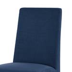 Chaise capitonnée Juillac Tissage à plat - Tissu Olea: Bleu