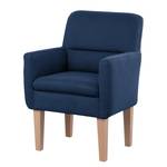 Fauteuil Juillac Tissage à plat - Tissu Olea: Bleu