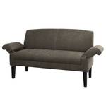 Sofa Gramont (2-Sitzer) Antiklederlook - Microfaser Priya: Anthrazit