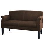 Sofa Gramont (2-Sitzer) Antiklederlook - Microfaser Priya: Dunkelbraun