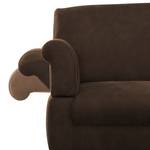 Sofa Gramont (2-Sitzer) Antiklederlook - Microfaser Priya: Dunkelbraun