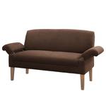 Sofa Gramont (2-Sitzer) Flachgewebe - Flachgewebe Eteri: Braun