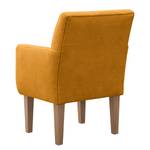 Fauteuil Gramont vlakweefsel - Platweefsel Eteri: Mostergeel