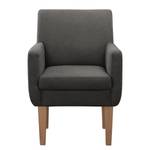 Fauteuil Gramont vlakweefsel - Platweefsel Eteri: Grijs