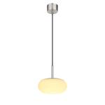 LED-hanglamp Matty I melkglas/ijzer - 1 lichtbron