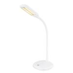 LED-tafellamp Samuel polypropeen/ijzer - 1 lichtbron - Wit