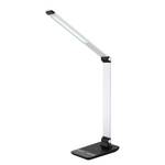 LED-tafellamp Kabira polypropeen/ijzer - 1 lichtbron - Zwart/wit