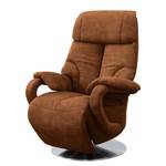 Fauteuil relax Foulbec Microfibre - Microfibre Priya: Cognac - Fonction relaxation