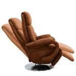 Fauteuil relax Foulbec Microfibre - Microfibre Priya: Cognac - Fonction relaxation