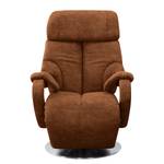 Fauteuil relax Foulbec Microfibre - Microfibre Priya: Cognac - Fonction relaxation