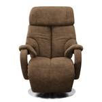 Fauteuil relax Foulbec Microfibre - Microfibre Priya: Taupe - Fonction relaxation